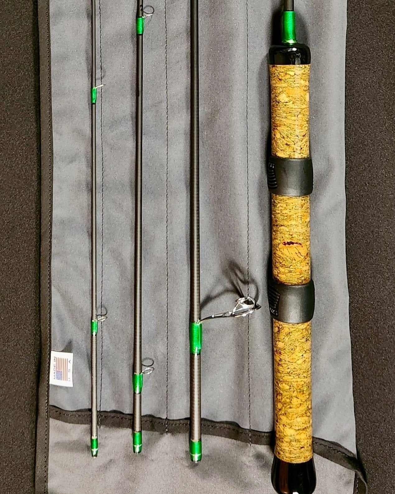 Custom Backpacking Fly / Spinning Rod Combination 4wt 7 Custom Backpacking Fly / Spinning Rod Combination 4wt 7