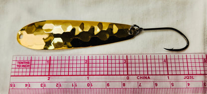 24K gold plated Trolling Spoon (hex)