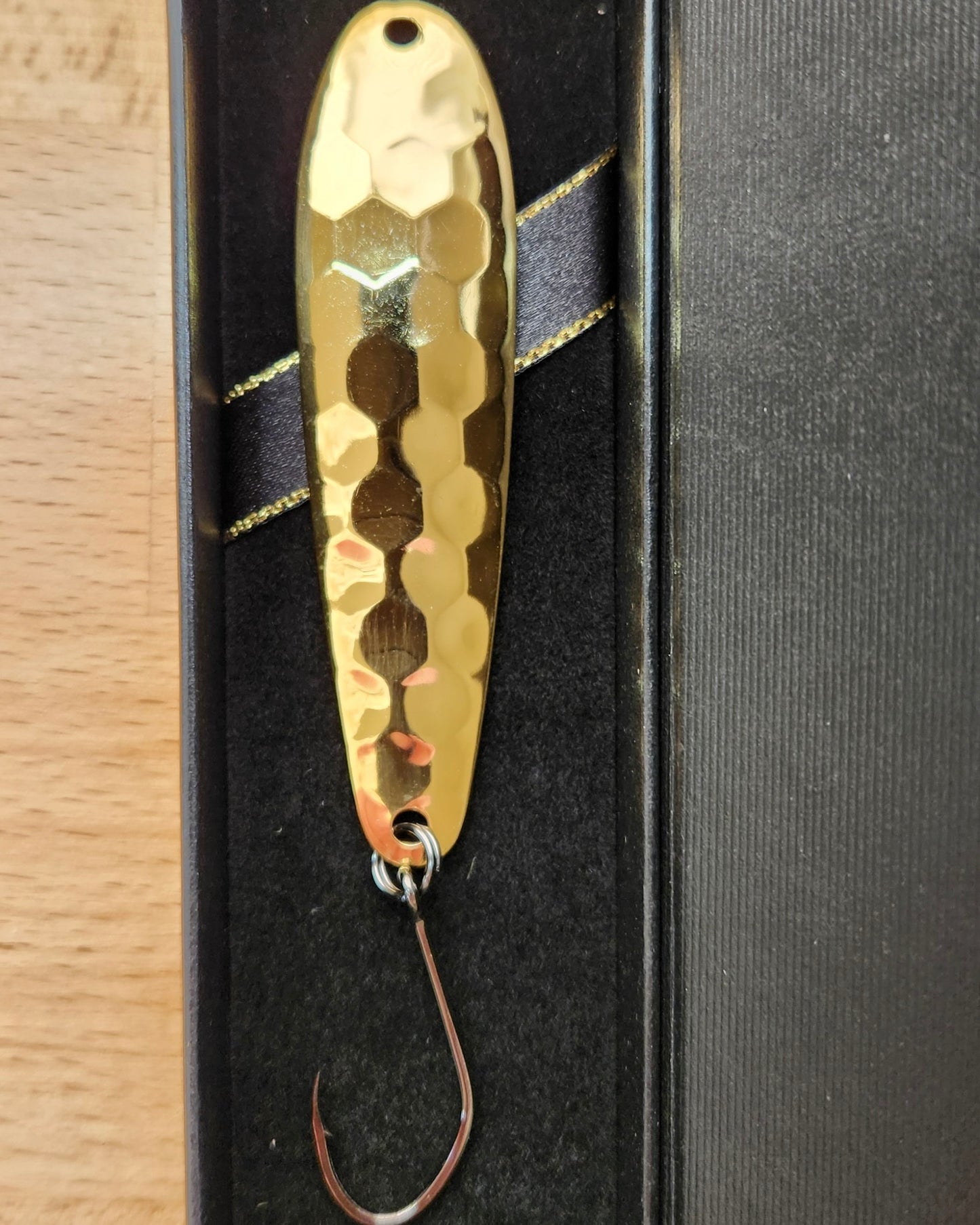 24K gold plated Trolling Spoon (hex)