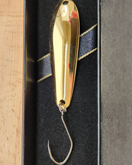 24K gold plated Trolling Spoon (smooth)