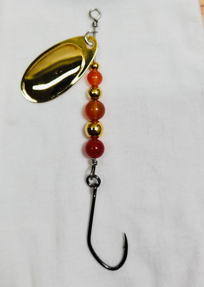 "The Golden Egg" salmon/steelhead spinner 1/3 oz.