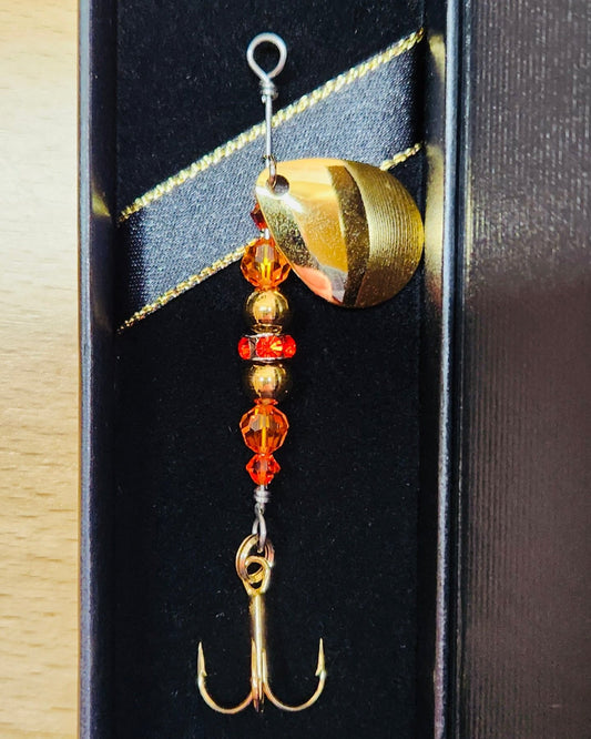 Gold Fishing Lures | 24K Gold Spoon | Gifts for Fishermen Reimagined Tackle Company Gold Fishing Lures | 24K Gold Spoon | Gifts for Fishermen Reimagined Tackle Company
