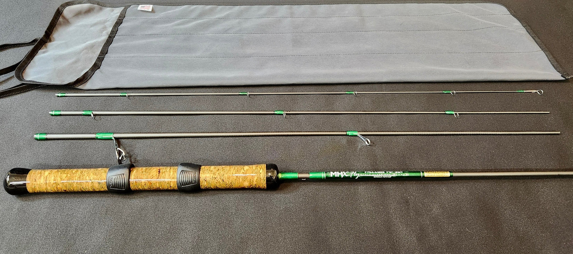 Custom Backpacking Fly / Spinning Rod Combination 4wt 7 Custom Backpacking Fly / Spinning Rod Combination 4wt 7