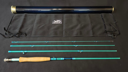 NFC LMX Fiberglass Fly Rod 8ft 5wt- aqua