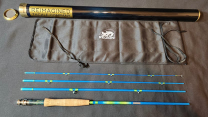 NFC Iconoglass Fly Rod 7'6" 4wt- blue