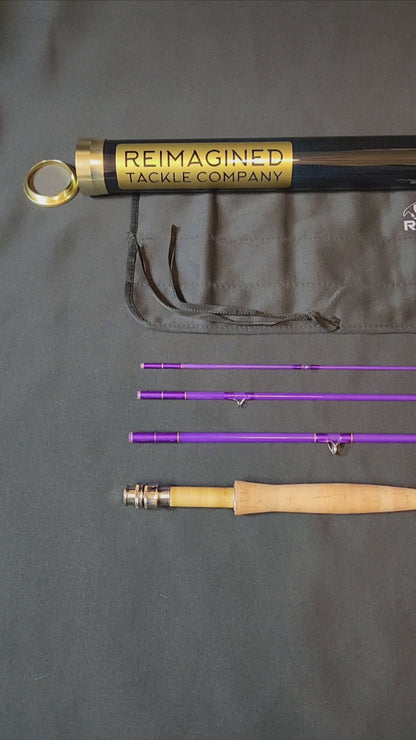 NFC Iconoglass Fly Rod 4wt 7'6"- purple